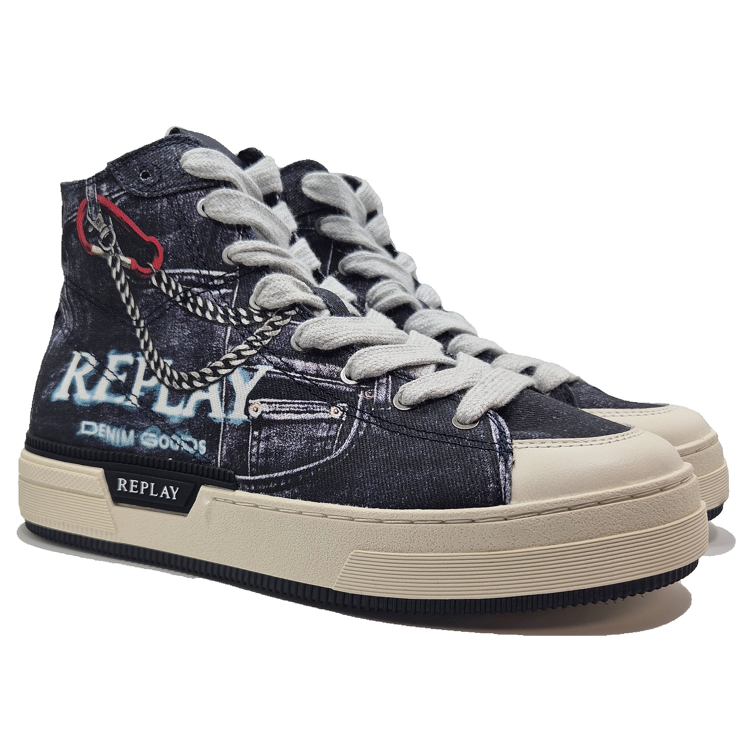 Replay Raily Denim Sneaker