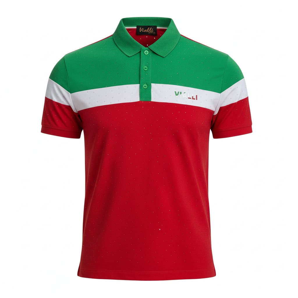 Vialli Italian Limazt Short Sleeve Golfer