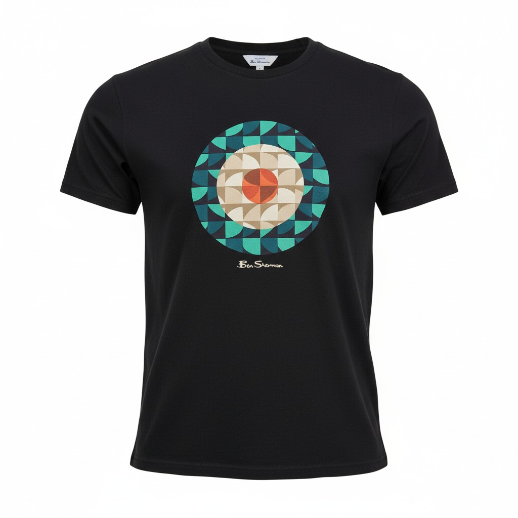 Ben Sherman Geo Target Short Sleeve T-Shirt